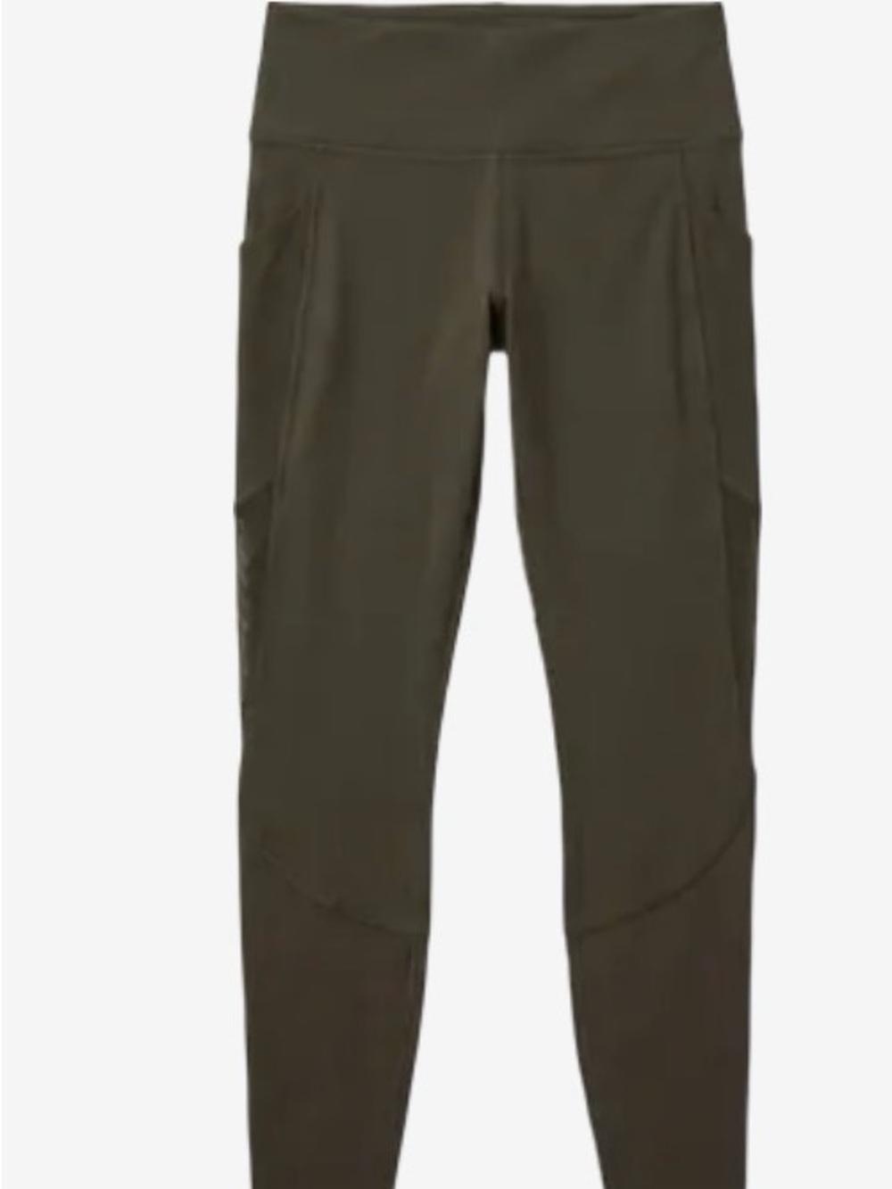 lululemon athletica Olive Green High-Waist Performance Leggings